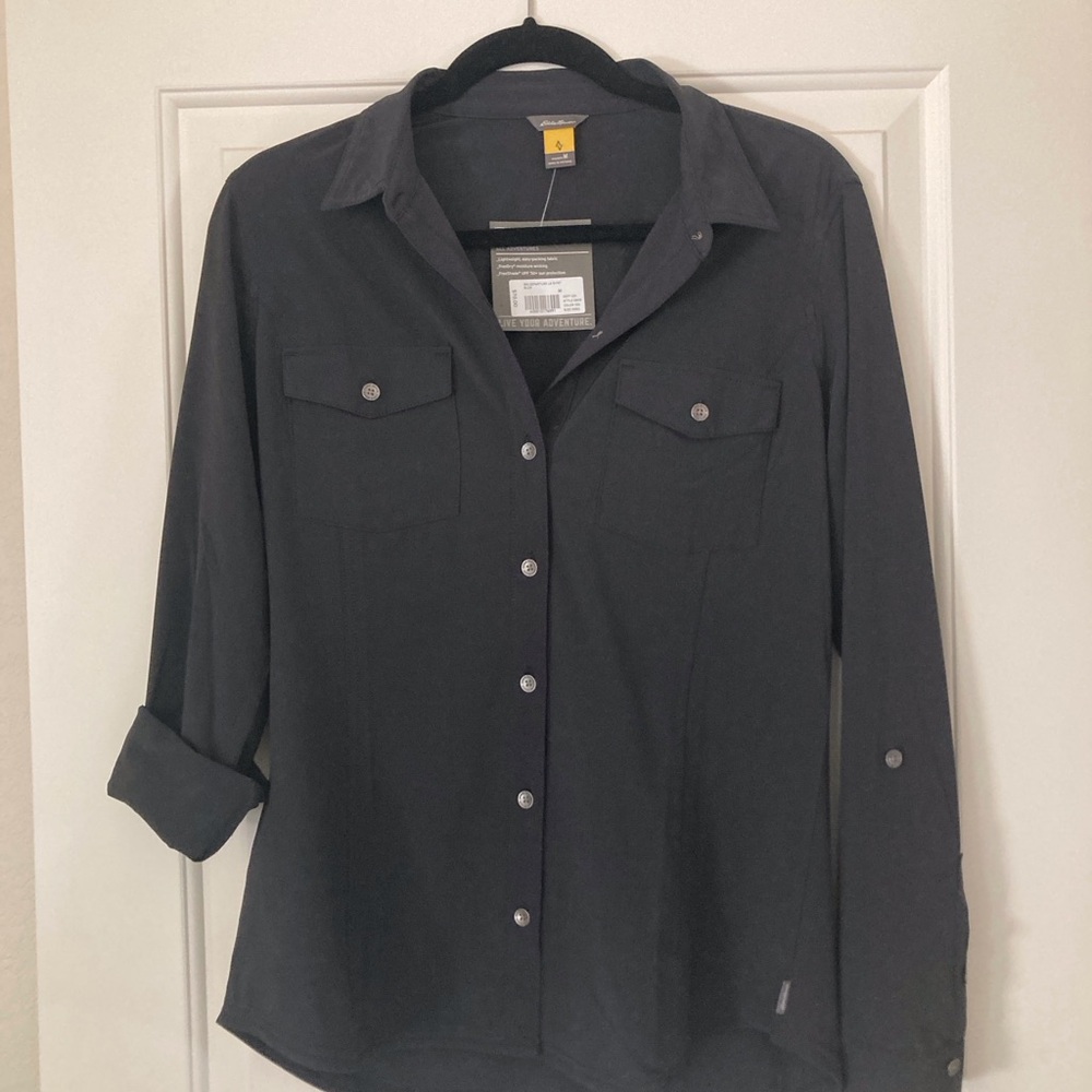 Eddie Bauer Departue Long Sleeve shirt 
Size Medium
